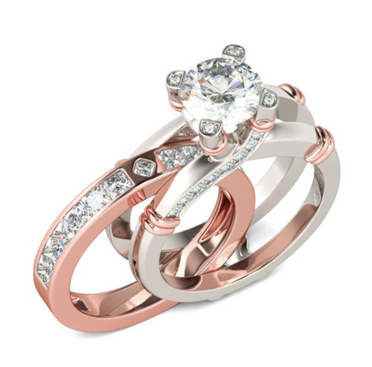 Pure Silver Engagement Ring
