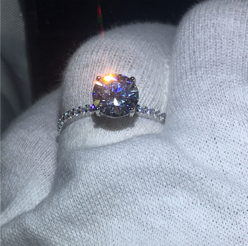 Zircon Engagement Ring