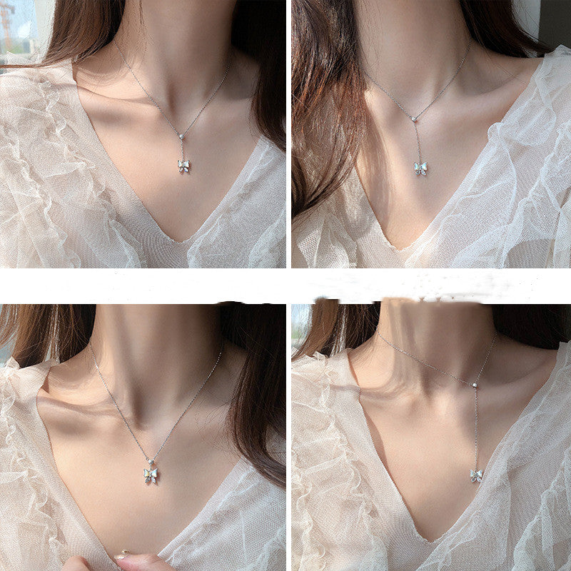 Silver Butterfly Necklace
