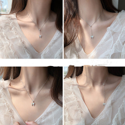 Silver Butterfly Necklace