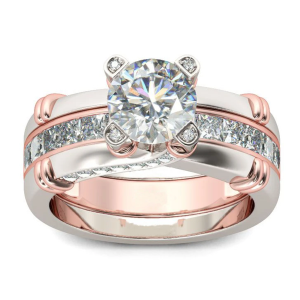 Pure Silver Engagement Ring