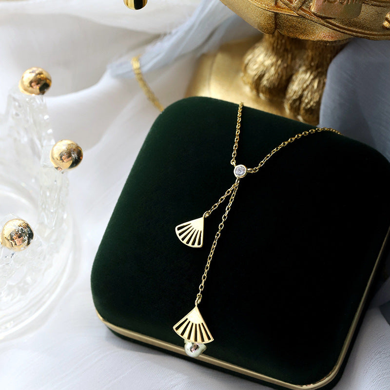 Ginkgo Leaf Necklace