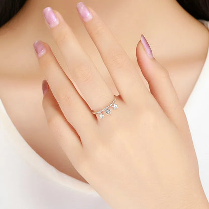 Sterling Silver Star Ring