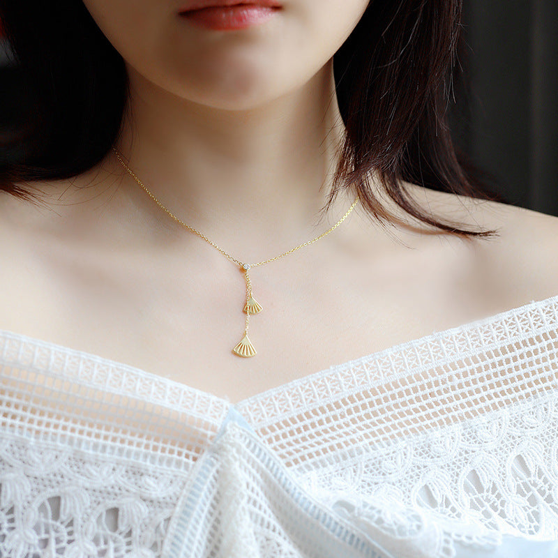 Ginkgo Leaf Necklace