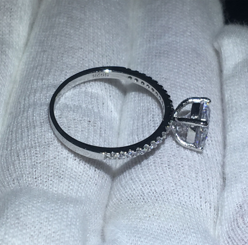 Zircon Engagement Ring