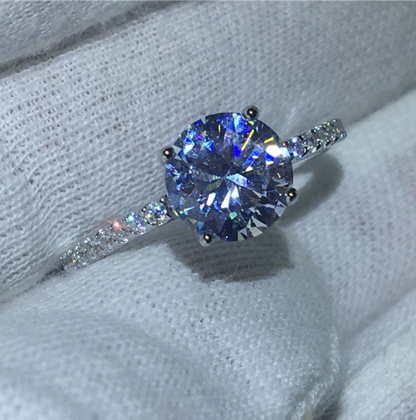 Zircon Engagement Ring